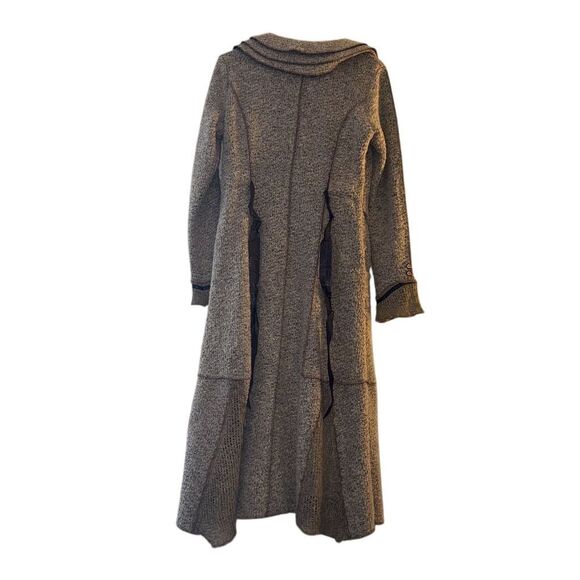 La-El Couture Women's Multicolor Knit Duster Cardigan Size M - Picture 2 of 7